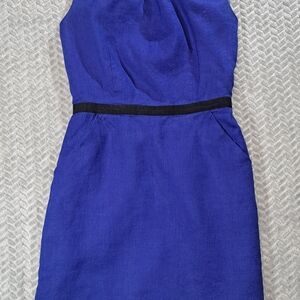 Chic Royal Blue Mini Dress
